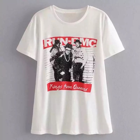Run DMC Kings From Queens Band Music Graphic Tee - Picture 4 of 5